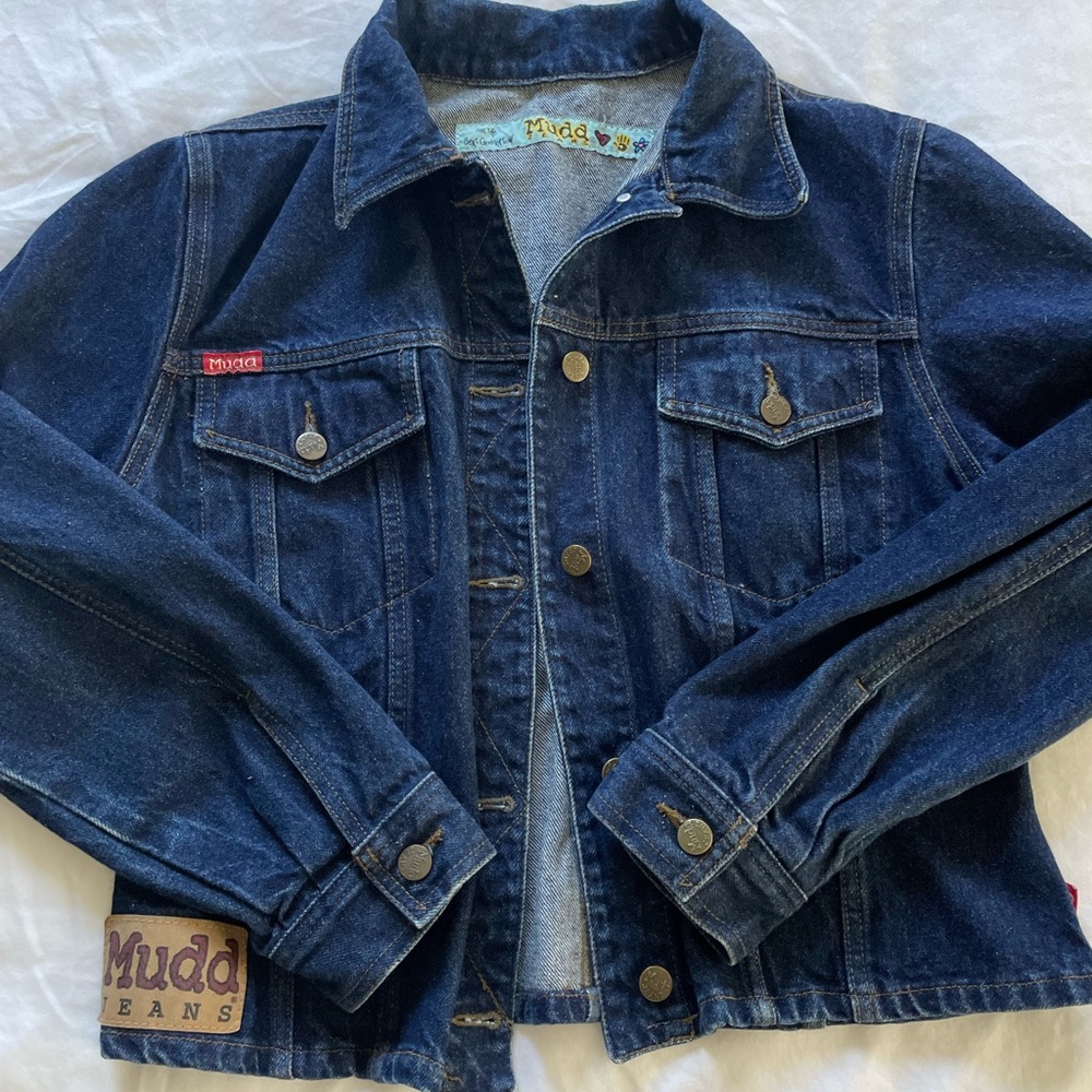 MUDD jeans dark wash denim jacket